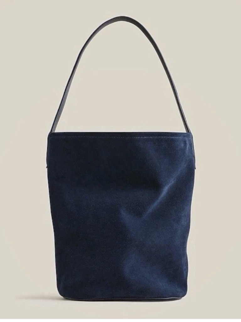 J. Crew Berkeley Bucket Bag Suede Leather